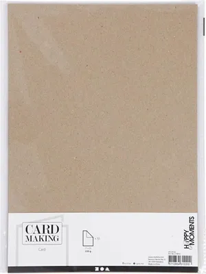 Image de Happy Moments Happy Moments carton couleur A4 220 gr naturel 10 feuilles