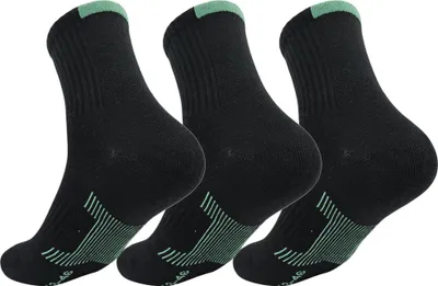 Produktbild von 3 Paar Herren Sport Sneaker Socken Quarter Socks Kurzsocken Halbsocken Schwarz/40-43