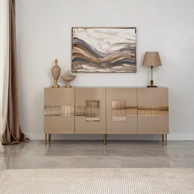 Produktbild von Skye Decor, Paris - Bronze, Gold, Konsole, 100 % MDF, Bronze, 180 x 40 x 80 cm