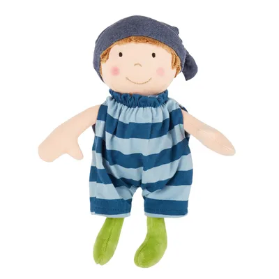 Produktbild von sigikid Brenda Bilipup Puppe, Stoffpuppe, Kuschelpuppe, Kinder Spielzeug, Blau , 39651