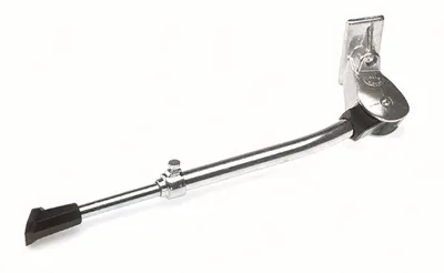 Zdjęcie produktu dla Stojak boczny 18-28" z regulacją wysokości, aluminiowy, srebrny