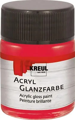 Produktbild von KREUL Acryl Glanzfarbe Dunkelrot 50 ml