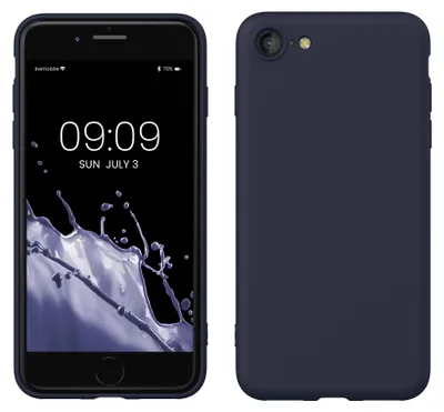 Produktbild von kwmobile Handyhülle für iPhone SE 2022 Hülle / iPhone SE 2020 / iPhone 8 / iPhone 7, für iPhone SE Hülle - Schutzhülle für kabelloses Laden - Case in