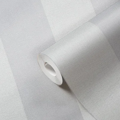 Zdjęcie produktu dla Tapeta flizelinowa w paski tapeta w szare białe paski 397980 wzór tapety Pure Elegance