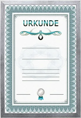 Produktbild von Holz Dokument Bilderrahmen Urkunde Diplom Foto Rahmen Plexi S111 Poster - Farbe: Silber | Format: 21x29,7 A4