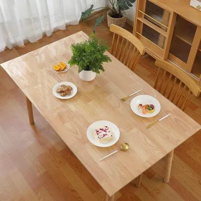 Immagine prodotto di Tovaglia in PVC trasparente 70x130 cm, impermeabile, su misura, trasparente