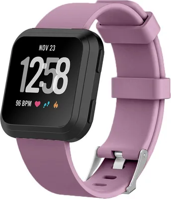 Produktbild von Strap-it Fitbit Versa / Versa 2 Armband Silikon (altes Pink) - Große: S/M