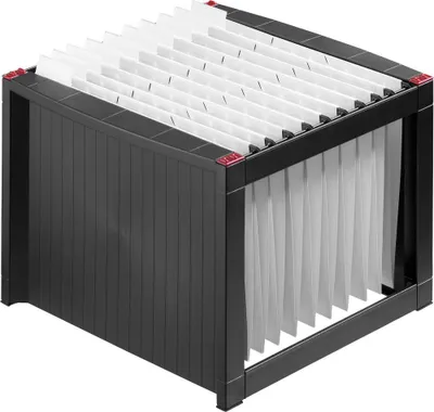 Produktbild von Hängeregistratur-Gestell "the rack" Farbe: schwarz, Steckteile rot