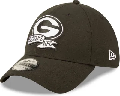 Produktbild von New Era 39Thirty Stretch Cap NFL Sideline Green Bay Packers black S/M