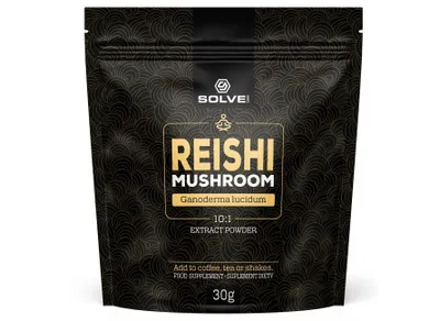 Produktbild von SolveLabs Reishi (Ganoderma Lucidum) 10:1 30g Pulver