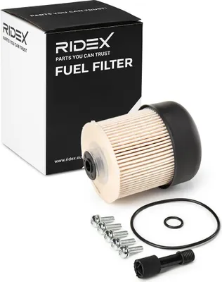 Produktbild von Kraftstofffilter RIDEX 9F0116 für DACIA DUSTER Filtereinsatz