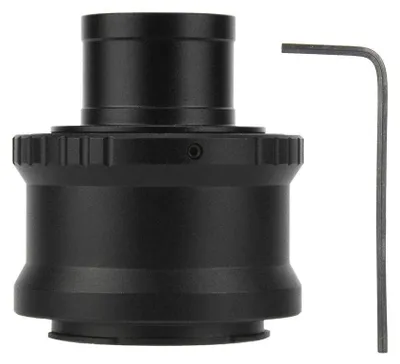 Obrázok produktu pre Inovra – Adaptér objektívu T2 Telescoop – Pre astrofotografiu – Kovový – Odolný – Pre bajonet E-Mount – Čierna farba