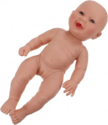 Produktbild von baby-Puppe Newborn 30 cm Mädchen Vinyl nackt