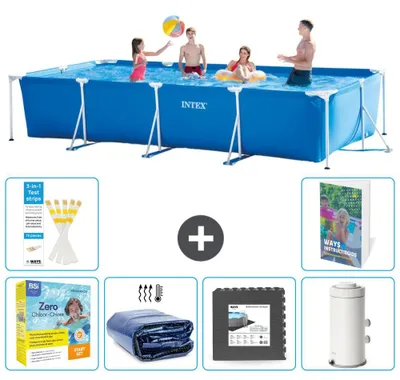 Produktbild von Rechteckiger Frame Pool - 450x220x84 cm - 5-teilig S111