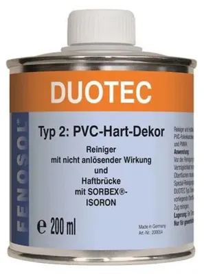 Zdjęcie produktu dla Klej do PCV, klej do twardego PCV, Fenosol DUOTEC 200ml Typ 2, klej do dekorów PCV