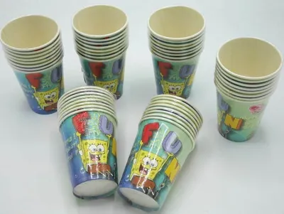 Zdjęcie produktu dla Van der Doelen Kubek papierowy Sponge Bob 48 szt