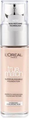 Produktbild von L’Oréal Paris True Match True Matcoolh Founeutraldationeutral 0.5.cool Rose Porcoolelaineutral, Pumpenflasche, Flüssigkeit, Beige, Rose Porcelain, 0.5.C, Messe, Licht, Nackte Haut