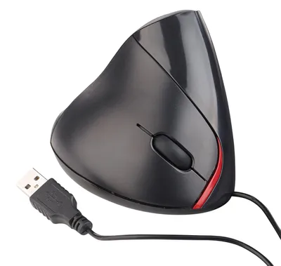Image de Souris optique USB verticale et ergonomique 1600 dpi 5 boutons - Filaire