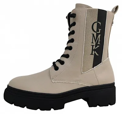 Immagine prodotto di Marco Tozzi: Scarpe da donna, stivali con lacci, color beige, modello casual