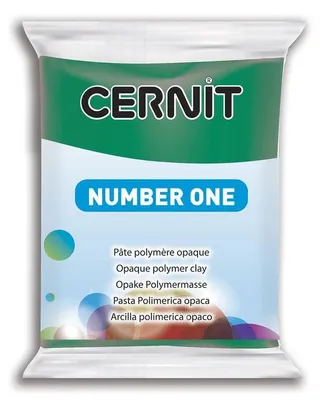 Produktbild von Cernit ofenhärtende Modelliermasse 56 g - Smaragdgrün
