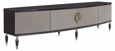 Produktbild von Sideboard RTV Lowboard TV Ständer Schrank Holz Grau Wohnzimmer