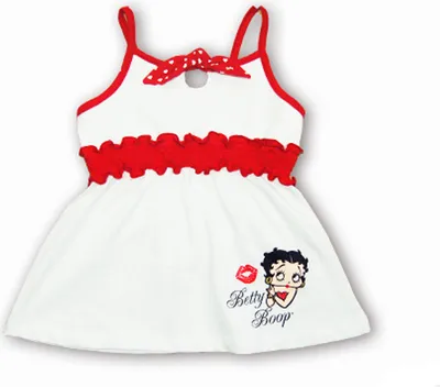 Produktbild von 82021 Disney Betty Boop Top Mädchen – Weiß, Gr. 98 – Süßes Shirt für kleine Betty Boop-Fans