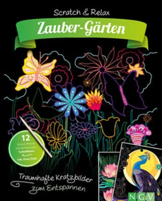 Immagine prodotto di Giardini incantati - Fantastici disegni da grattare per rilassarsi