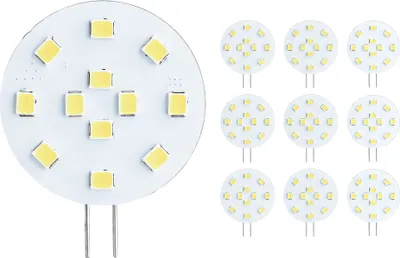 Produktbild von 10x LED Lampe G4 warmweiß 3W / 20W 200lm GU4 Leuchtmittel 12V Stiftsockel SEBSON
