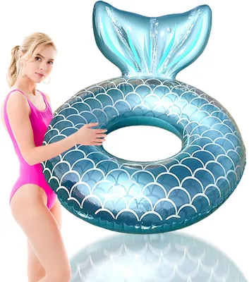 Produktbild von Schwimmring 120 cm, Meerjungfrauenflosse, für Sommerstrand