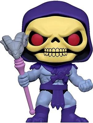 A Funko Pop! vinyl figure of Skeletor from Masters of the Universe, shown from the front against a white background.
