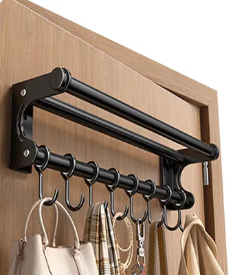 Produktbild von Elzusha – Wandmontierbares Küchenregal mit Haken