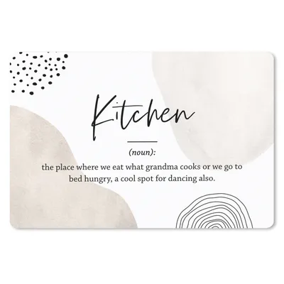 Produktbild von MuchoWow® Mauspad Mousepad Definition Küche - Küche - Zitate - Wörterbuch 27x18 cm - Mousepads - Maus Mat - Pad - Mausunterlage - Büroartikel - Desk Matten