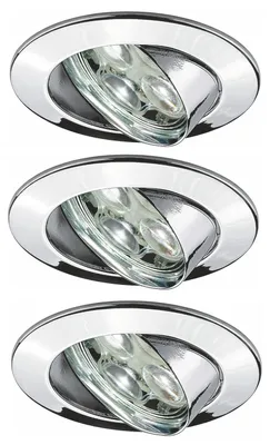 Obrázok produktu pre Paulmann 987.28, Zapustené bodové osvetlenie, 1 žiaroviek, LED, 6500 K, 220 lm, Chróm