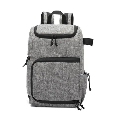 Produktbild von Multifunktionaler Rucksack wasserdicht, Laptop & Kamera, groß, robust, Damen & Herren, Freizeit & Reisen, Grau