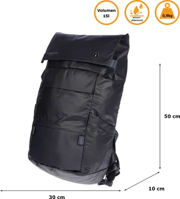 Produktbild von TIMBUK2 City Rucksack Schule Arbeit & Freizeit Bag DINA 4 Outdoor Schulrucksack Sport Schwarz