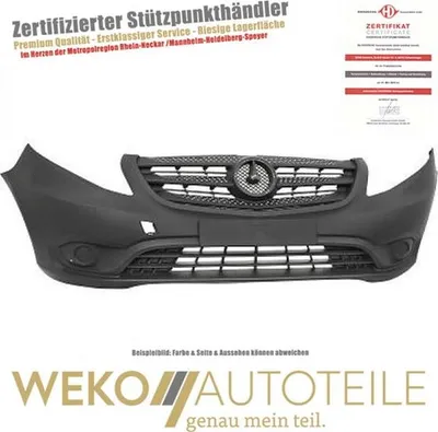 Produktbild von Stoßstange vorne DIEDERICHS 1668050 für MERCEDES-BENZ