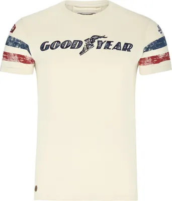 Produktbild von Goodyear T-Shirt GRAND BEND mit stylischem Markenprint Vintage Sand M