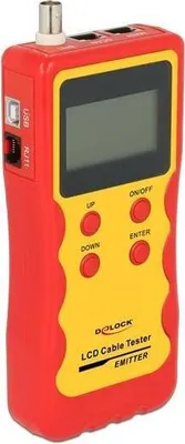 Image de DELOCK Kabeltester für RJ45/RJ12/BNC/USB mit LCD Anzeigen