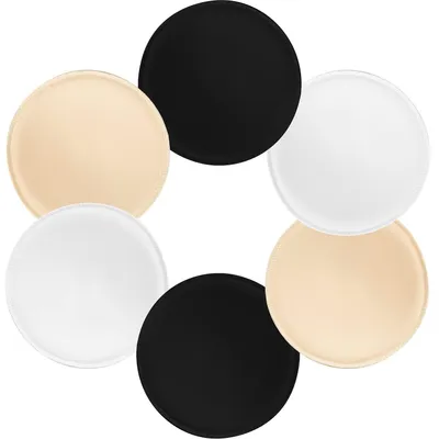 Imagen del producto de Sujetadores deportivos con aros removibles - Beige/Negro/Blanco - Talla L - 3 pares