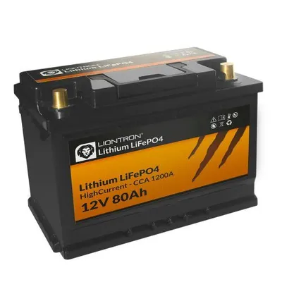 Produktbild von LIONTRON LiFePO4 12,8V 80Ah HighCurrent 1200A CCA m. BMS