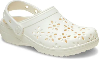 Produktbild von Crocs Classic Floral Cut Out Holzschuhe Weiß EU 41-42 Mann Weiß EU 41-42