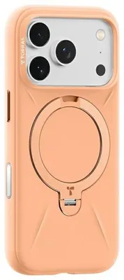 Imagen del producto de Torras - Funda de silicona de la serie QPRO para iPhone 17 Pro – color naranja