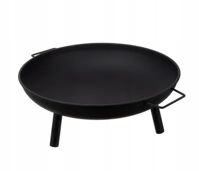 Zdjęcie produktu dla Okrągłe palenisko ogrodowe 58 cm, grill ogrodowy, palenisko na nóżkach
