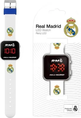 Immagine prodotto di Zegar LED dla Dzieci Real Madrid - Oficjalny Produkt KIDS LICENSING
