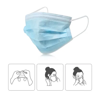 Immagine prodotto di CYOO 10 pezzi maschera facciale monouso protezione bocca e naso