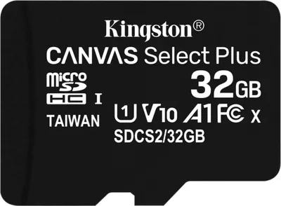 Obrázek produktu pro Kingston Canvas Select Plus - paměťová karta Flash (včetně adaptéru microSDHC/SD)