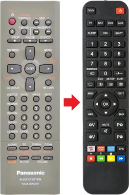Produktbild von Fernbedienung passend für PANASONIC N2QAJB000057
