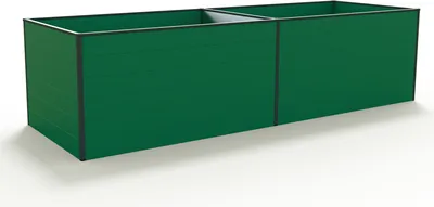 Produktbild von GFP Aluminium Hochbeet KINGSIZE DANIELA - 297 x 77 x 77 cm - Grün, Stecksystem, langlebig