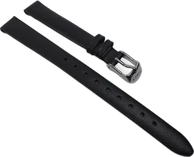 Produktbild von Timex Ersatzband Uhrenarmband Leder Band schwarz 12mm für 2N450