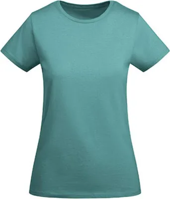 Produktbild von Roly Eco CA6699 | Damen T-Shirt Breda - Farbe: Dusty Blue 267 - Größe: M